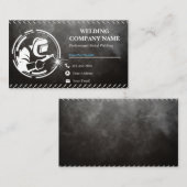 Professionele zwarte lassen Visitekaartjes (Voorkant / Achterkant)