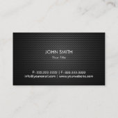 Professionele zwarte medische facturering visitekaartje (Achterkant)