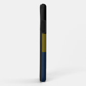 Professionele zwarte olijfolie groene marine blauw Case-Mate iPhone case (Achterkant/rechts)