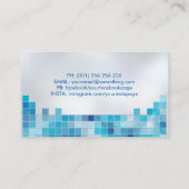 Professionele zwembadreiniging visitekaartje (Achterkant)