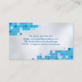 Professionele zwembadreiniging visitekaartje (Achterkant)