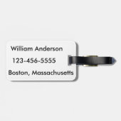 Professionele zwerver -  bagagelabel (Achterkant horizontaal)