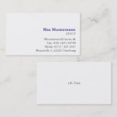 Professionell Visitenkarten Visitekaartje (Voorkant / Achterkant)