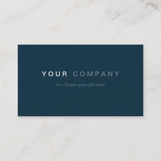 Professionelle Business Visitenkarten Blue Visitekaartje (Voorkant)