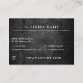 Professionelle Visitenkarte Selbst Gestalten Visitekaartje (Achterkant)