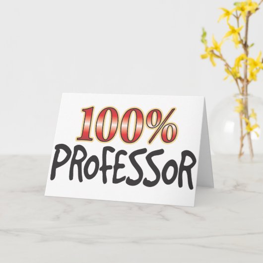 Professor 100 % kaart (Gele Bloem)