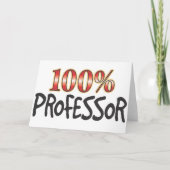 Professor 100 % kaart (Voorkant)