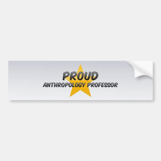 professor antropologie bumpersticker (Voorkant)