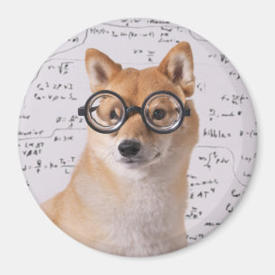 Professor Barkley 2¼ Inch Round Magnet