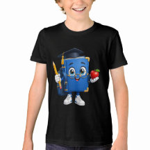 Professor Boek | Schattig Mascotte-ontwerp voor te