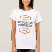 Professor Boekhouding T-shirt (Voorkant)