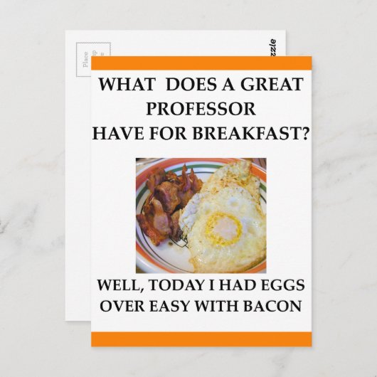 PROFESSOR BRIEFKAART (Voorkant / Achterkant)