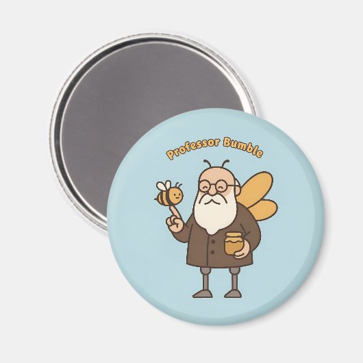 Professor Bumble Fridge Magnet (Voorkant / Achterkant)