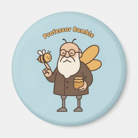 Professor Bumble Fridge Magnet (Voorkant)