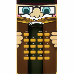 Professor Calculator Staand Fotobeeldje