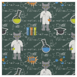Professor Cat Fabric Stof