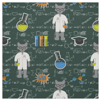 Professor Cat Fabric Stof