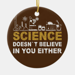 Professor Chemist Elements Scientist periodiek Keramisch Ornament