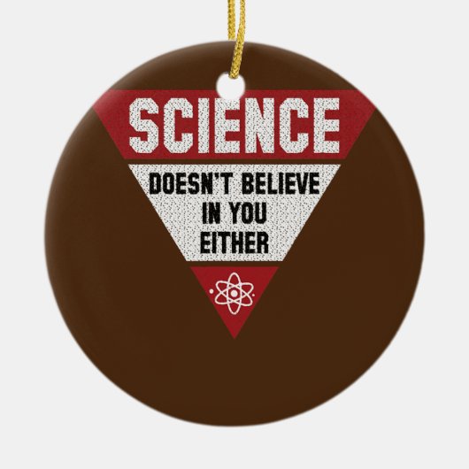 Professor Chemist Elements Scientist periodiek Keramisch Ornament (Voorkant)