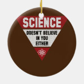 Professor Chemist Elements Scientist periodiek Keramisch Ornament (Achterkant)