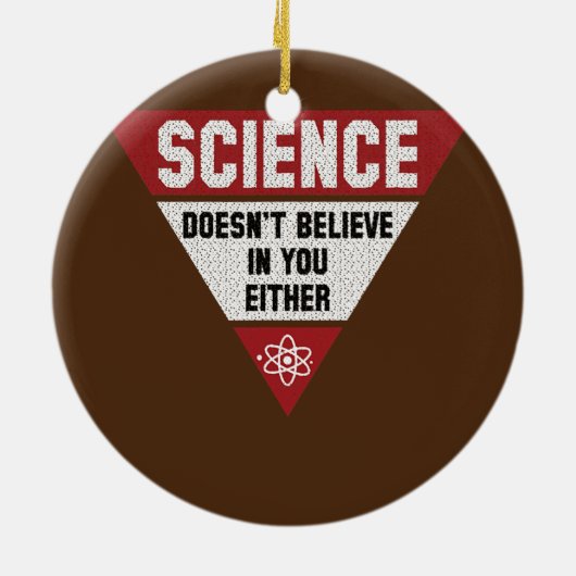 Professor Chemist Elements Scientist periodiek Keramisch Ornament (Achterkant)