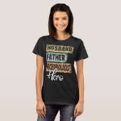 Professor dad held, vader microbioloog t-shirt (Voorkant volledig)