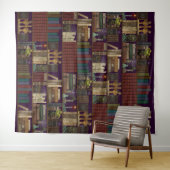 Professor Darksage's Library ~ Wizard Room Wandkleed (In Situ (horizontaal))