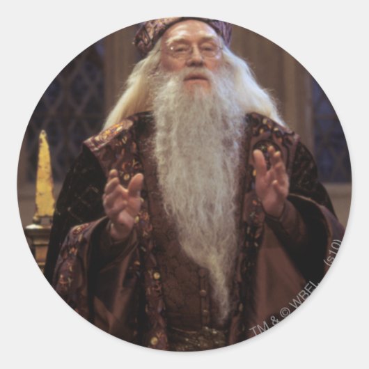 Professor Dumbledore Ronde Sticker (Voorkant)