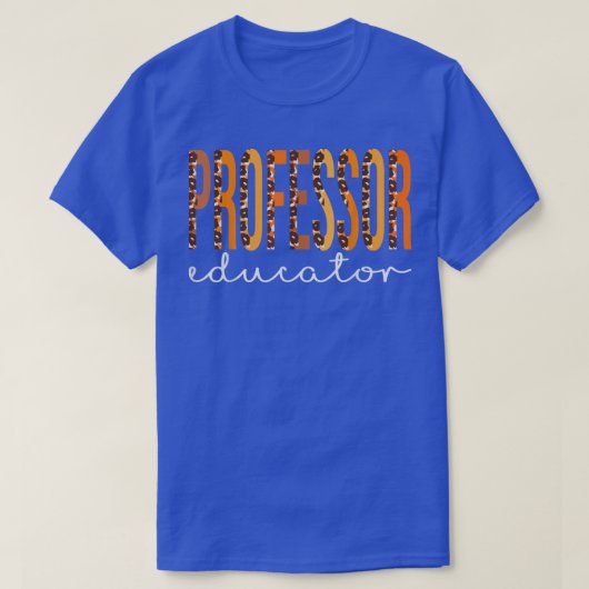 Professor Educator leopard Fall Autumn Lovers Than T-shirt (Design voorkant)