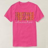 Professor Educator leopard Fall Autumn Lovers Than T-shirt (Design voorkant)