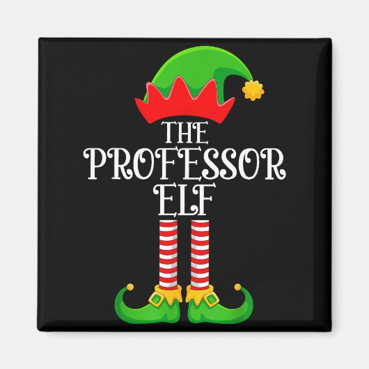 Professor Elf Christmas Family Matching Funny Love Magneet (Voorkant)