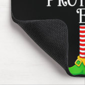 Professor Elf Christmas Family Matching Funny Love Muismat (Hoek)