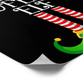 Professor Elf Christmas Family Matching Funny Love Poster (Hoek)