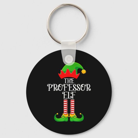 Professor Elf Christmas Family Matching Funny Love Sleutelhanger (Voorkant)