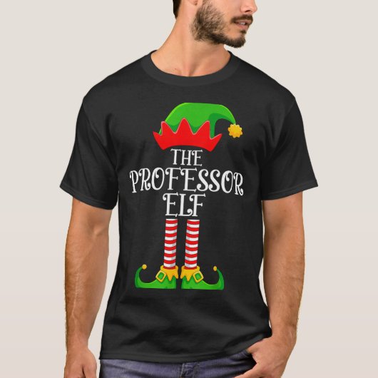 Professor Elf Christmas Family Matching Funny Love T-shirt (Voorkant)