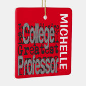 Professor Extraordinaire CUSTOM College Keramisch Ornament (Rechts)