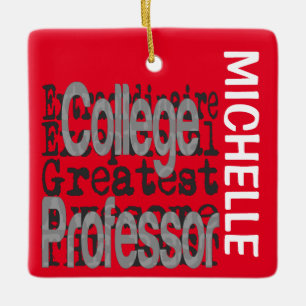 Professor Extraordinaire CUSTOM College Keramisch Ornament