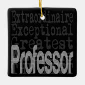 Professor Extraordinaire Keramisch Ornament (Voorkant)