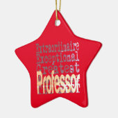 Professor Extraordinaire Keramisch Ornament (Links)
