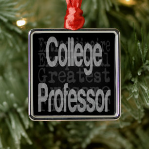 Professor Extraordinaire Metalen Ornament
