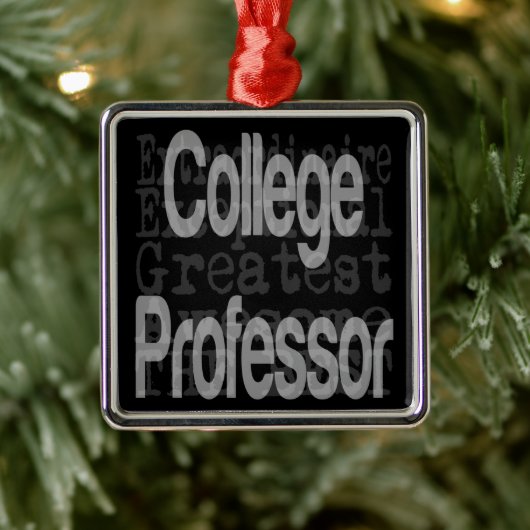 Professor Extraordinaire Metalen Ornament (Boom)