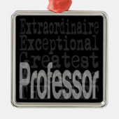 Professor Extraordinaire Metalen Ornament (Voorkant)
