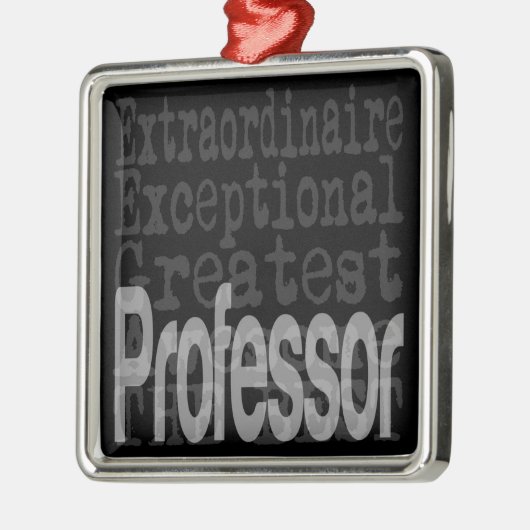 Professor Extraordinaire Metalen Ornament (Links)