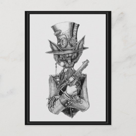 Professor Felis Catus Briefkaart (Voorkant)