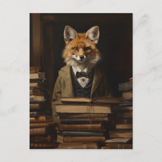 Professor Fox Briefkaart (Voorkant)