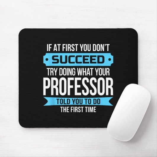 Professor Funny Appreciation Gift  Muismat (Met muis)