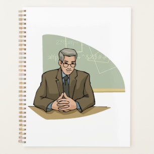 Professor Geleerde Man Onderwijzer Leraar Planner