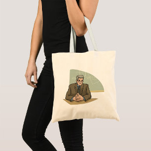 Professor Geleerde Mannelijke Onderwijzer Leraar Tote Bag