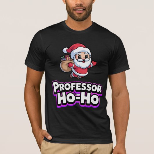 Professor Ho Ho Christmas T-shirt (Voorkant)