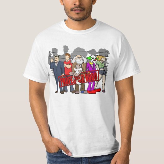 Professor Hobo "Unusual Suspects" T-shirt (Voorkant)